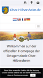 Mobile Screenshot of ober-hilbersheim.de