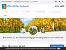 Tablet Screenshot of ober-hilbersheim.de